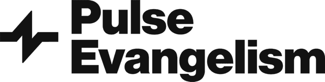 Pulse Evangelism primary logo, black